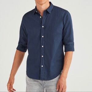 NWT 7Forallmankind Commuter Shirt in Navy Size S